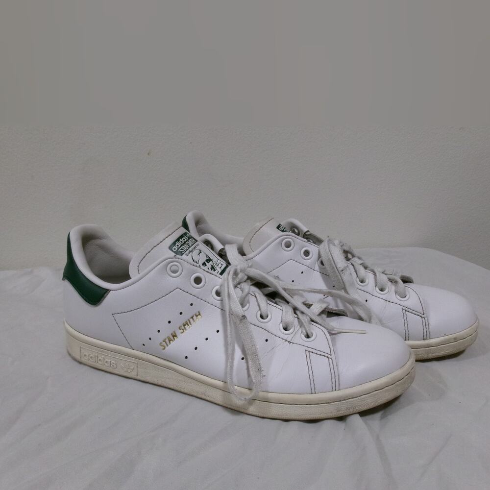 Adidas Stan Smith Fairway Green White Classic Leather Sneakers FX5522